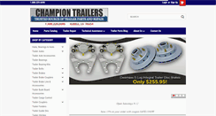 Desktop Screenshot of championtrailers.com