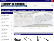 Tablet Screenshot of championtrailers.com
